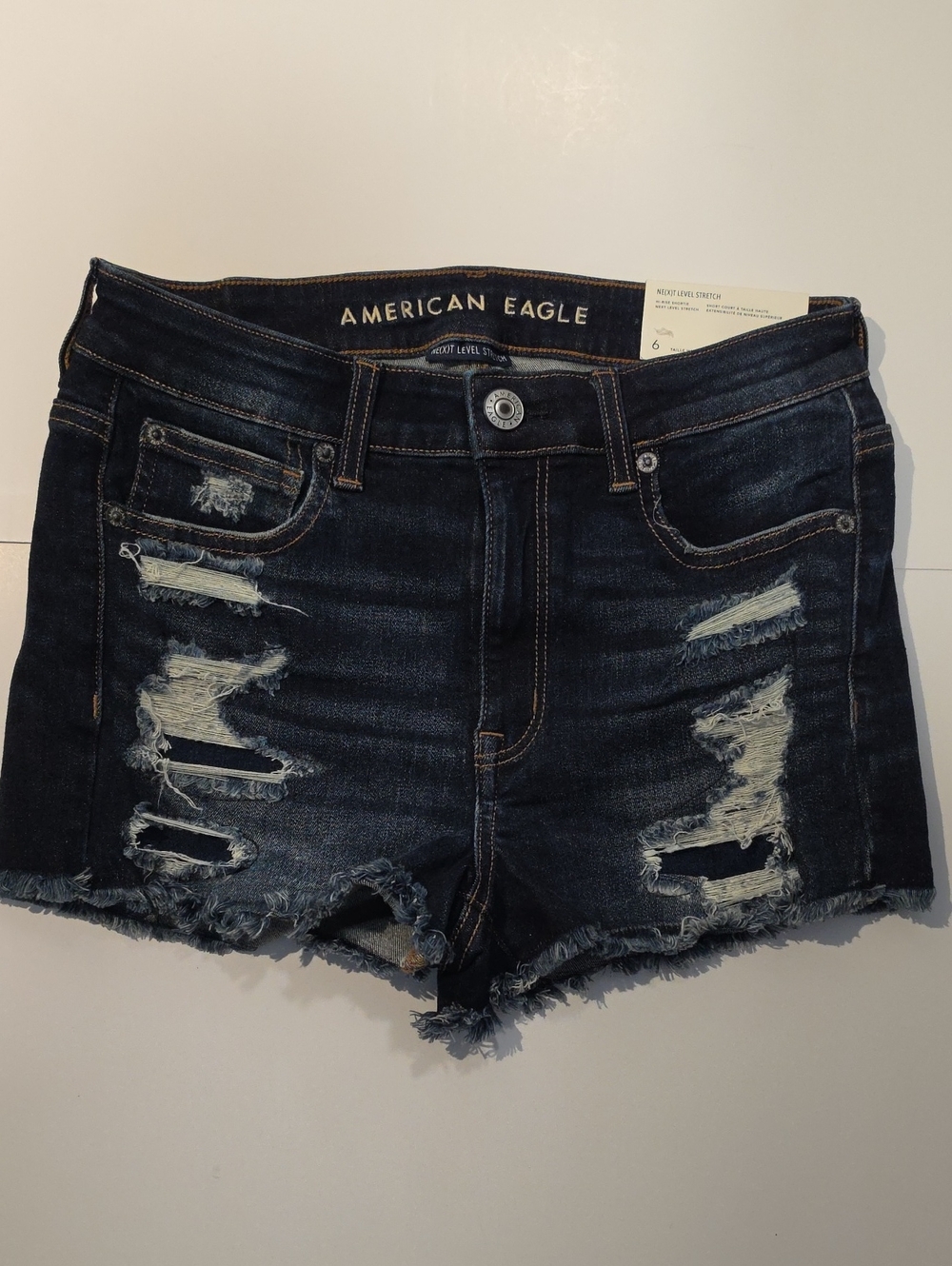 American Eagle Womans Ne(x)t Level Stretch   Hi-Rise Shortie